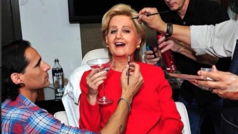 Katy Perry se viste de Hillary Clinton