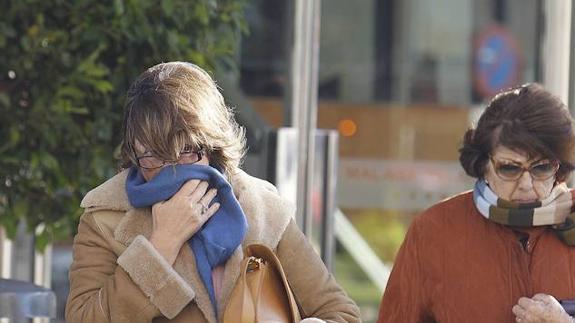 Málaga sufre una caída de las temperaturas mínimas de ocho grados