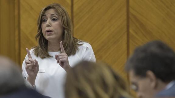 Susana Díaz no descarta dar el paso para liderar el PSOE