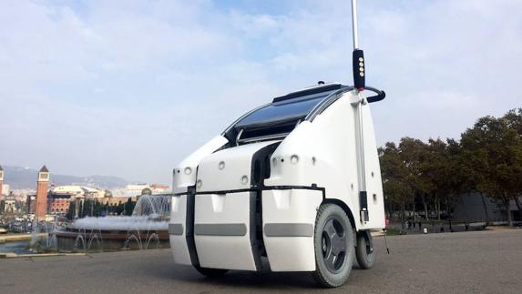 Una empresa malagueña crea un innovador robot limpieza urbana, el A1A3
