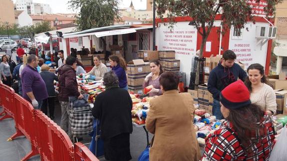 Los Ángeles Malagueños de la Noche esperan conseguir este año 3.000 menús solidarios con su operación 'pollo asado'