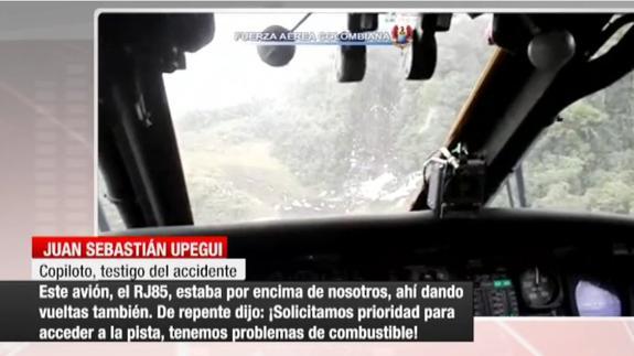 «Prioridad para aterrizar. Tenemos problemas de combustible. ¡Ayúdenos, ayúdenos!»