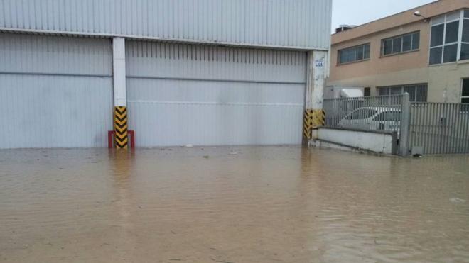 La lluvia provoca en Málaga capital y provincia más de 800 incidencias