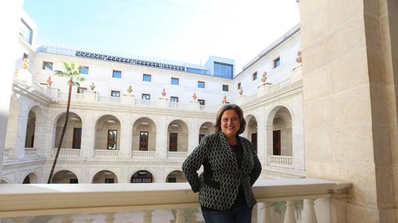 María Morente: «El palacio de la Aduana es la gran pieza del Museo de Málaga»