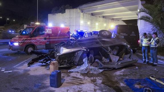 Trágico puente en las carreteras con tres fallecidos en la provincia de Málaga