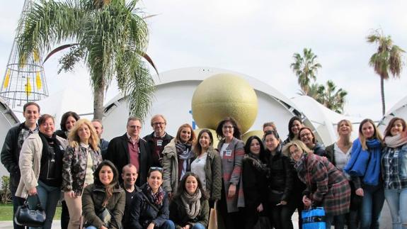 Exalumnos de la UNED se encuentran en una 'quedada' en Málaga