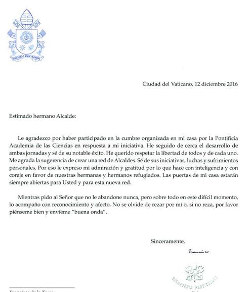 La «buena onda» del Papa Francisco