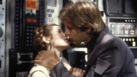 Leia y Han Solo mantuvieron un romance en la vida real durante el rodaje de 'Star Wars'