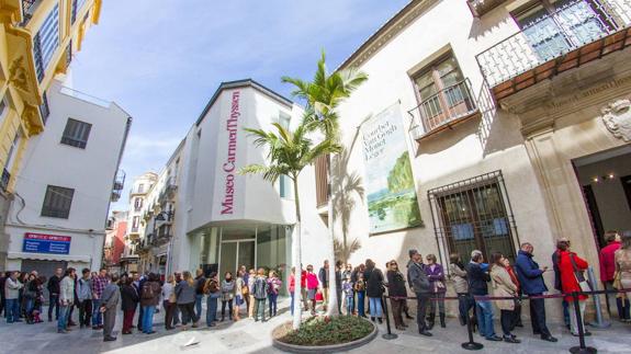 El Thyssen de Málaga cumple su previsión de visitantes, pero cae un 5,87% respecto al año anterior