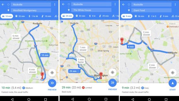 Google Maps te ayudará a saber si es fácil aparcar en tu destino