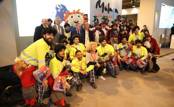 El Carnaval de Málaga con más participación da la nota en Fitur