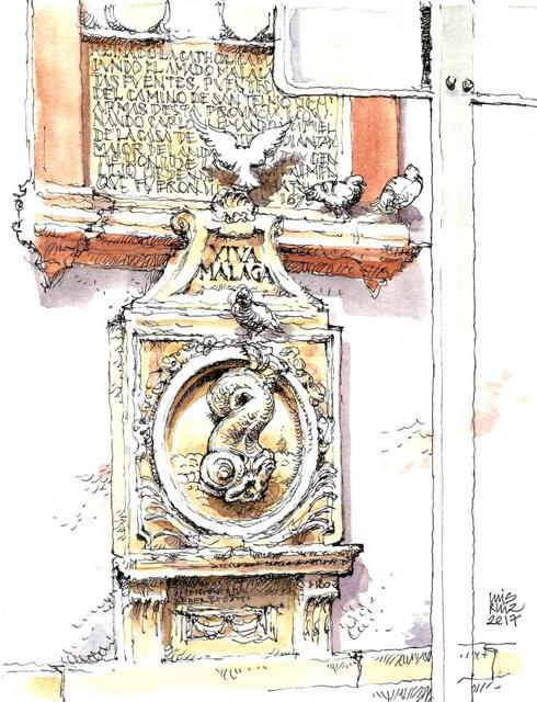 Málaga a trazos: El pez ojiplático