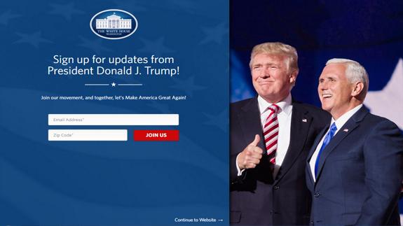 La RAE critica la decisión de retirar el español de la web de la Casa Blanca