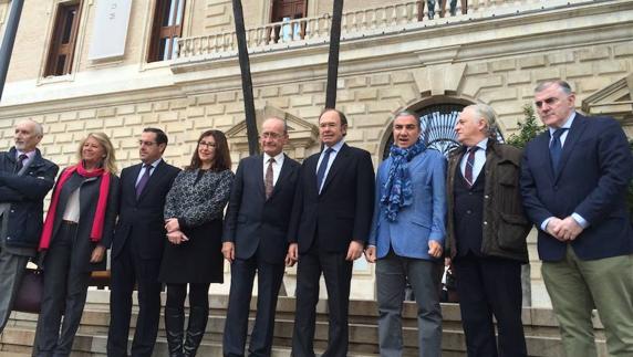 Pío García Escudero se empapa de la cultura de Málaga