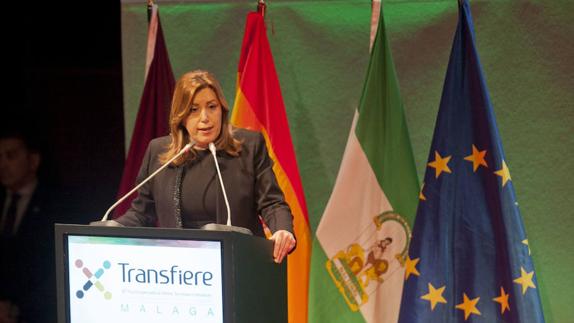 Susana Díaz: «Andalucía alcanzará la convergencia de la mano del conocimiento y la innovación»