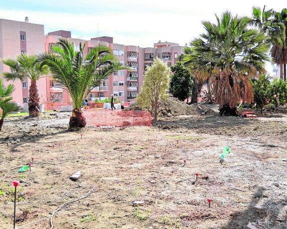 Comienzan las obras para crear una zona verde en el norte de la ciudad