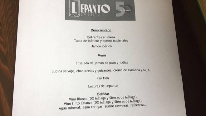 El menú de la cumbre hispano-francesa en Málaga