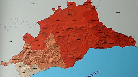 Los 22 municipios de Málaga con más probabilidades de sufrir un gran terremoto