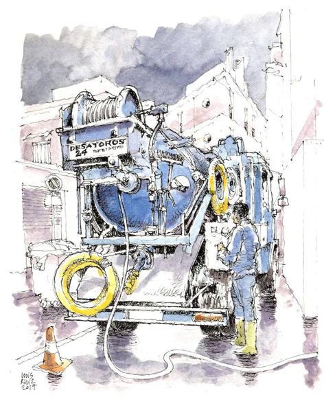 'Málaga a trazos': Ciudad insomne