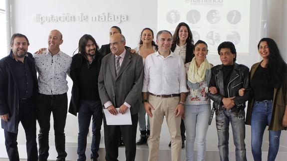 Argentina, Farruquito, Arcángel, El Pipa, Marina Heredia, Jesús Méndez y Luisa Palicio, en la V Bienal de Flamenco