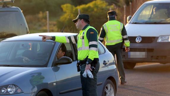 Detenido con 631 kilos de hachís tras una persecución de 40 kilómetros por carretera