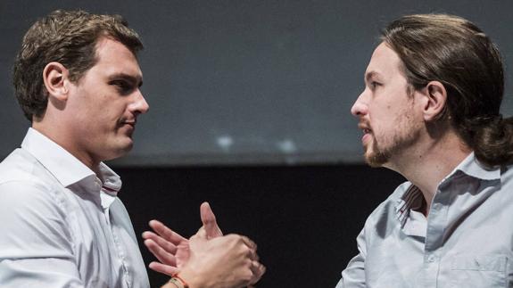 Rifirrafe entre Albert Rivera y Pablo Iglesias por el 'caso Mijas'