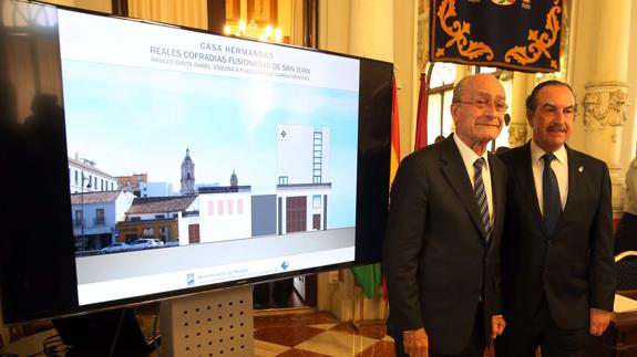 El Ayuntamiento de Málaga y Fusionadas firman la cesión de una parcela para construir la casa hermandad
