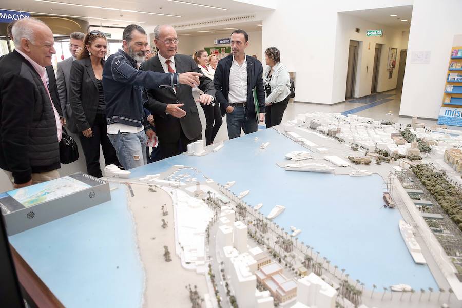 Banderas: «Tenemos un proyecto para el Astoria que puede enamorar a los malagueños»