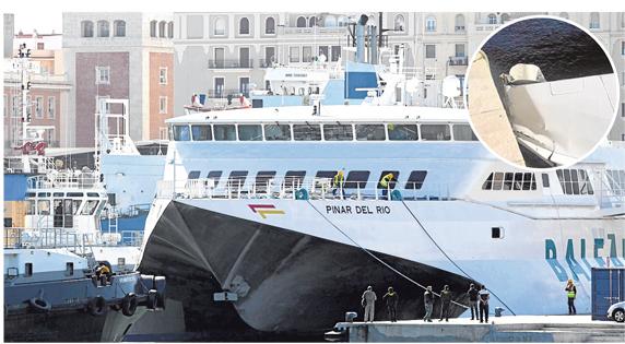 Balearia cancela dos conexiones entre Málaga y Melilla por el accidente del 'melillero'