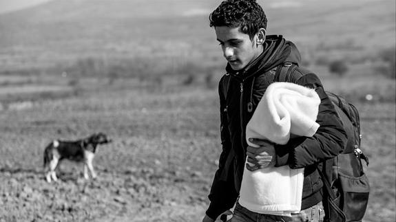 Los refugiados llegan al Camino de Santiago desde Málaga