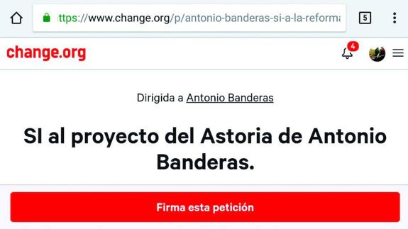 La plataforma ciudadana de apoyo al proyecto de Banderas suma ya más de 20.000 firmas