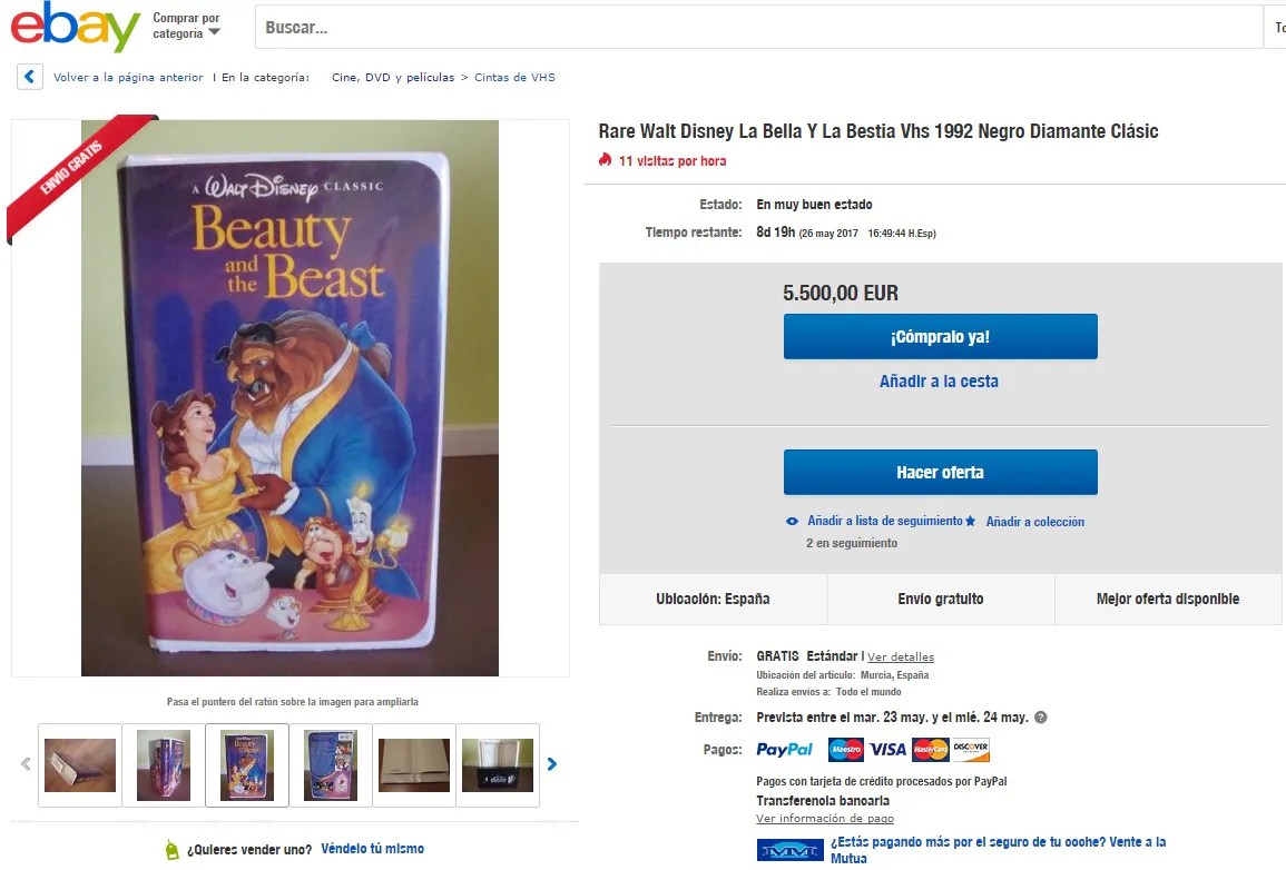 El bulo de las cintas de VHS de Disney que valen miles de euros