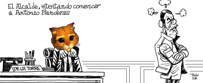 El alcalde, Antonio Banderas y el Astoria