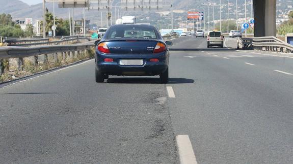 Más coches y falta de mantenimiento en las carreteras de Málaga