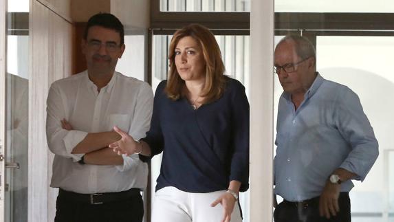 Susana Díaz se refugia en el fortín socialista de Andalucía