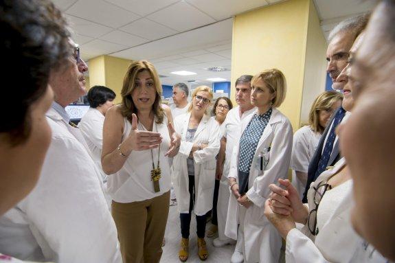 Susana Díaz sacará pecho de su gestión en el debate del Parlamento con la bajada del paro