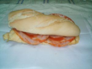 calorías de bocadillo de tortilla francesa