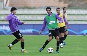 Juanito, jugador del Málaga: «Soy optimista; este equipo tiene argumentos para serlo»