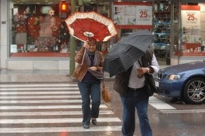 La lluvia persistirá al menos hasta mañana