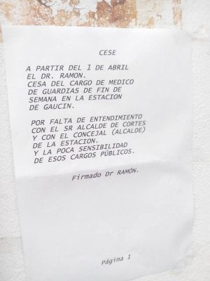 El Colmenar, sin médico los fines de semana